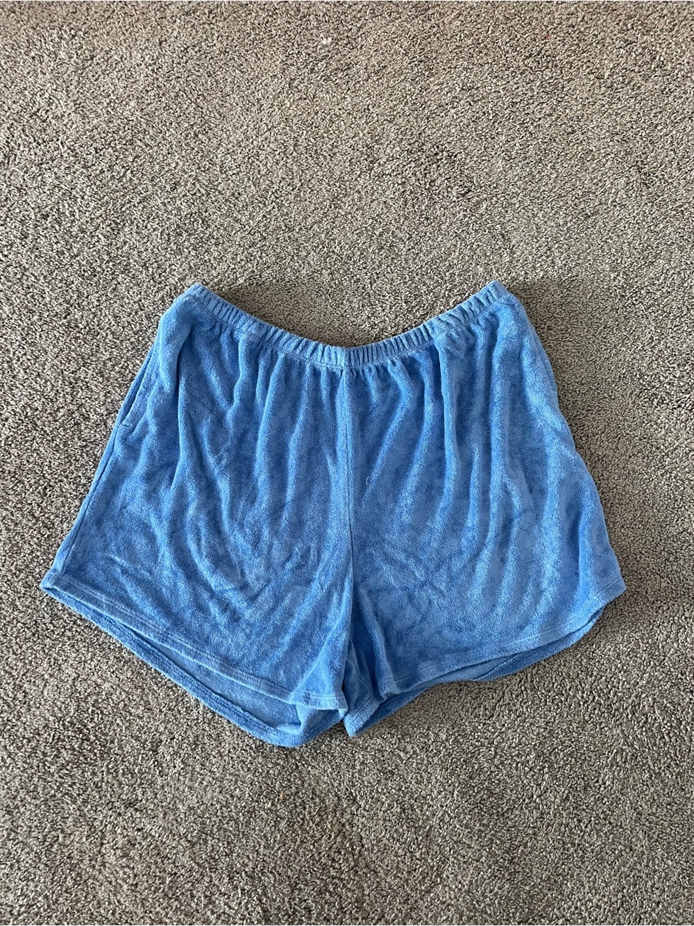 Colsie Light Blue Terry Lounge Shorts